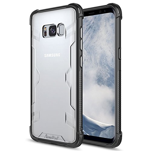 Atouchbo case Compatible for Galaxy S8,[Shock Reduction] Reinforced Corner TPU Bumper + Hard PC Back Cover Military Grade Extreme Drop Tested Heavy Duty Protective Cover for Samsung Galaxy S8 (2017)