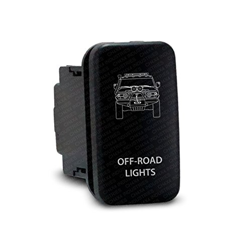 Ch4X4 Push Switch For Toyota Fj Cruiser 12V 3Amp - Off-Road Lights Symbol - Green Led #TOP1