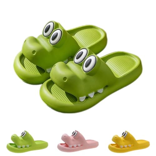 Crocodile Slippers Bathroom Slippers Lovely Female Summer Outside Wear Deodorant Bath Non-slip Home Slippers