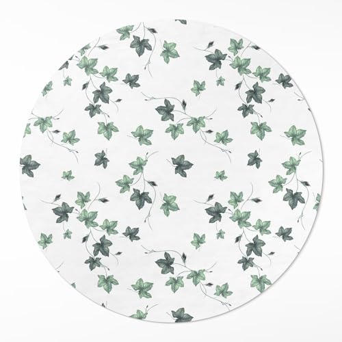 Tapis vinyle rond ø110 cm pour une déco de chambre ou de salon chaleureuse - 2