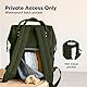 KeaBabies Wickeltasche mit Wickelunterlage - Wickelrucksack Baby für Jungen, Mädchen, Wasserdichter Multifunktions Diaper Bag, Wickelrucksack groß für Kinder, Baby Taschen für Mama (Dark Olive)