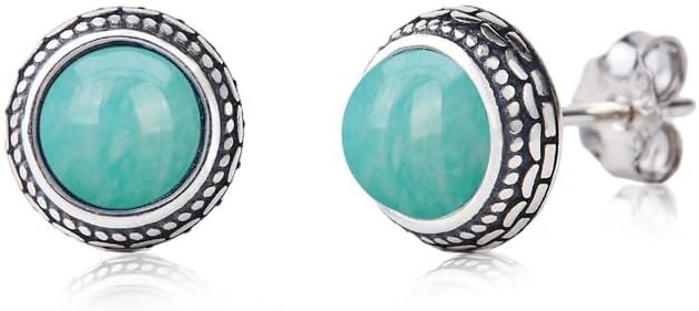 Aesthetic Crystal Birthstone Silver Earrings Meaningful Gift Jewelry for Her Women Fashion Western 925 Vintage Boho Handmade Beauty Personalized Unique keenove