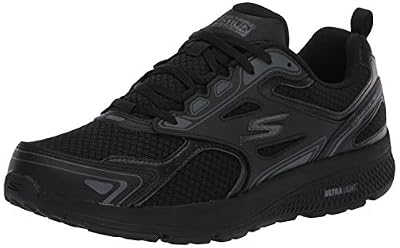 Skechers Women's Go Run Consistent Sneaker, Black, 8.5 Wide