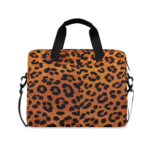 Funda para laptop 15.6'' con estampado leopardo naranja miniatura 1