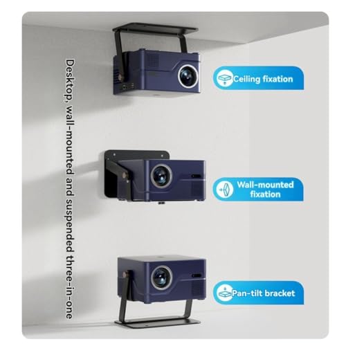 Soporte para proyector de doble eje metálico con 265 mm de espacio libre 3