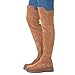 Mtzyoa Over The Knee Boots for Women Platform Brown Size 9 Comfort Fashion Thigh High Suede OTK Long Winter Fall Block Casual Above Knee Ladies