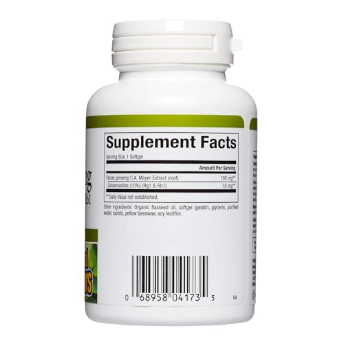 Natural Factors - Panax Ginseng, Herbal Factors®, 60 Softgels - Image 3