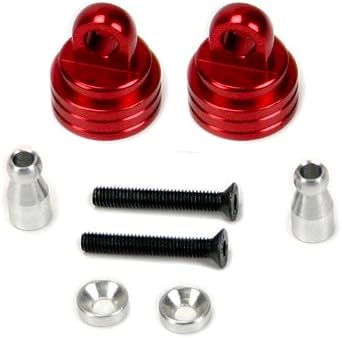 Atomik RC Alloy Ultra Shock Cap, Red fits the 1/10 Slash 4X4 and Other Models - Replaces Part 3767