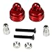 Atomik RC Alloy Ultra Shock Cap, Red fits the Traxxas 1/10 Slash 4X4 and Other Traxxas Models - Replaces Traxxas Part 3767