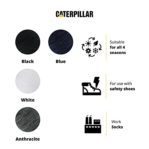 CAT Caterpillar Adults Heavy Duty Workwear Socks - Pack of 6