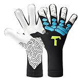 T1TAN Sky Beast 2.0 Torwarthandschuhe für Erwachsene, Fußballhandschuhe Herren Fusion Cut und 4mm Gecko Grip - Gr. 8