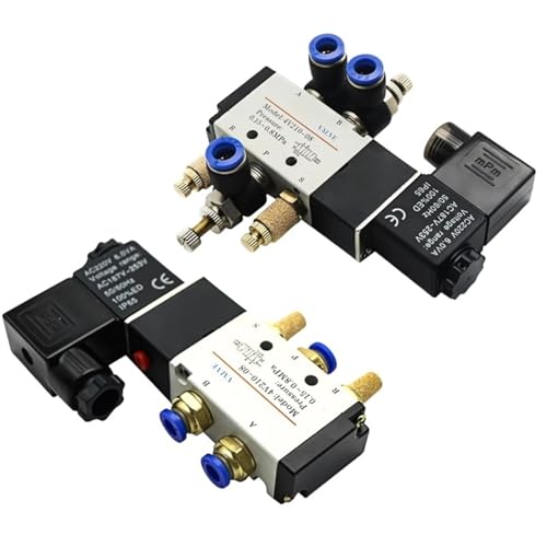 Solénoïde pneumatique 4v210-08 à commutation rapide et précise - 2