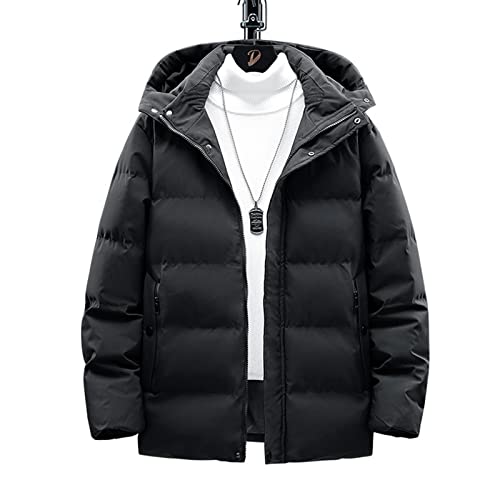 TIYRUS Jaqueta masculina de algodão tamanho grande para baixo inverno espessamento roupas de algodão