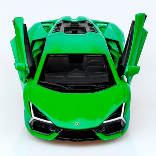 Modelo a escala 1:36 Lamborghini Revuelto Diecast verde miniatura 6