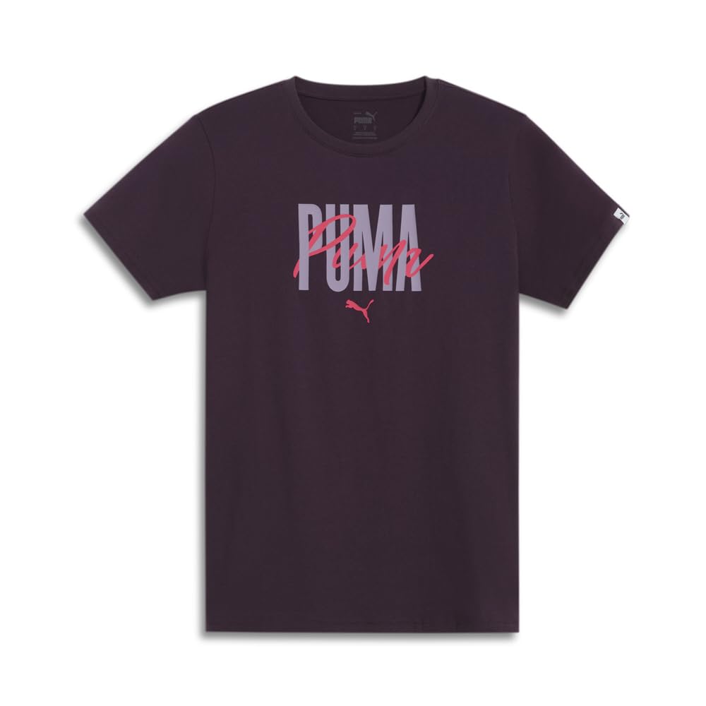 PUMA T-shirt Live in pour femme (grandes tailles disponibles), Prune de minuit, Taille XS