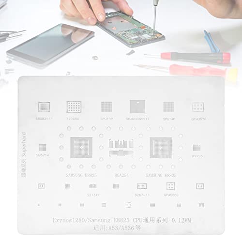 BGA Reballing Stencil Phone Tin Reballing Stencil CPU Tin Planting Template for A53 Series - Image 2