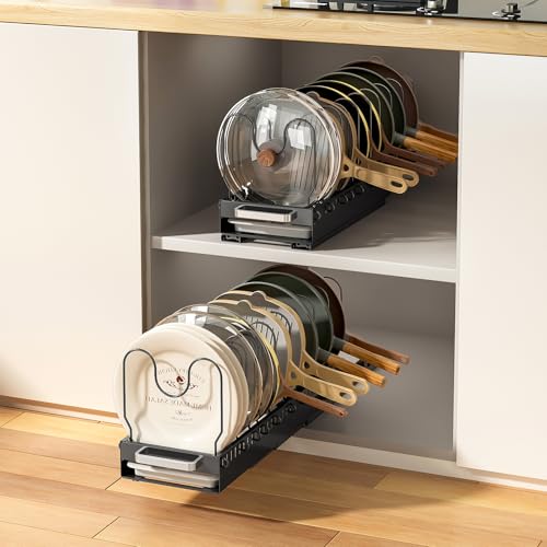 30% Off Under-Cabinet Pot and Pan Organizer with Drain Tray - Image 2