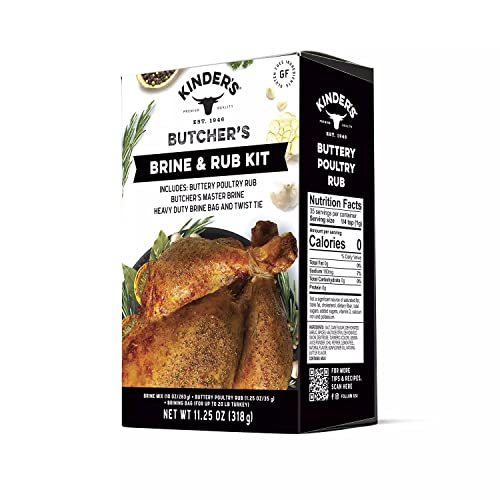 Kinders Butchers Brine And Rub Kit, Includes Buttery