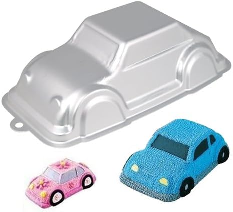 checknow Birthday Car Cake Pan Tin Fondant Cutter Mould Mold Bakeware Cutter by Mister Chef