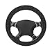 Steering Wheel Cover Universal Fit Car Interior Accessories for Women Men 15 Inch Breathable Anti Slip Odorless Neoprene Steering Wheel Cover for Car Decor Protector - Black Leopard Print 001