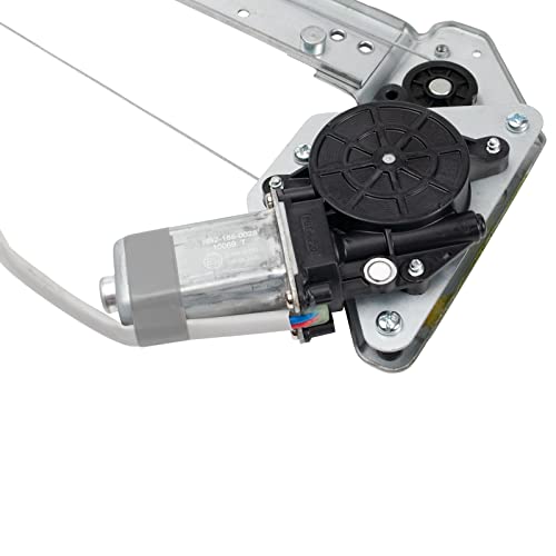 Image of TRQ Rear Left Power Window Regulator & Motor Assembly Drivers Side Compatible with 2009-2014 Honda Fit