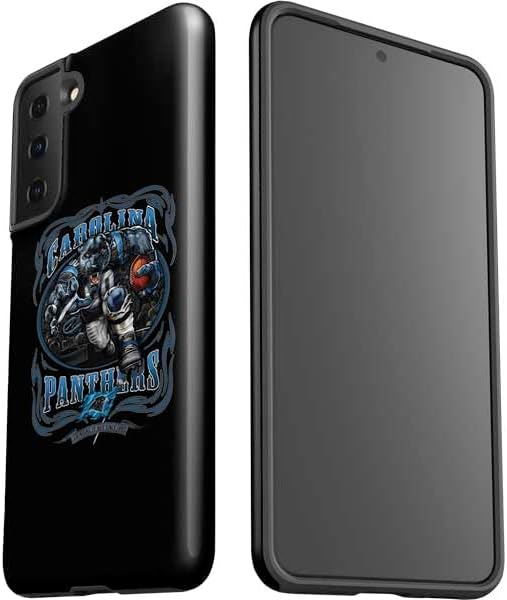 Skinit Pro Phone Case Compatible with Galaxy S21 Plus 5G - Officially Licensed Liquid Blue NFL Carolina Panthers Running Back Design