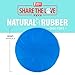 Jeffers Pet Natural Rubber Dog Chew Toy – Blue Bone Stamp Frisbee, Medium – Vanilla Scent, Durable, Non-Toxic, Dishwasher Safe, Interactive Fetch & Tug Toy - Perfect for Training Medium Chewers