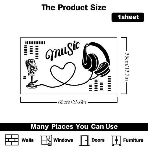 PLIGREAT Decalcomanie Murali con Citazioni sulla