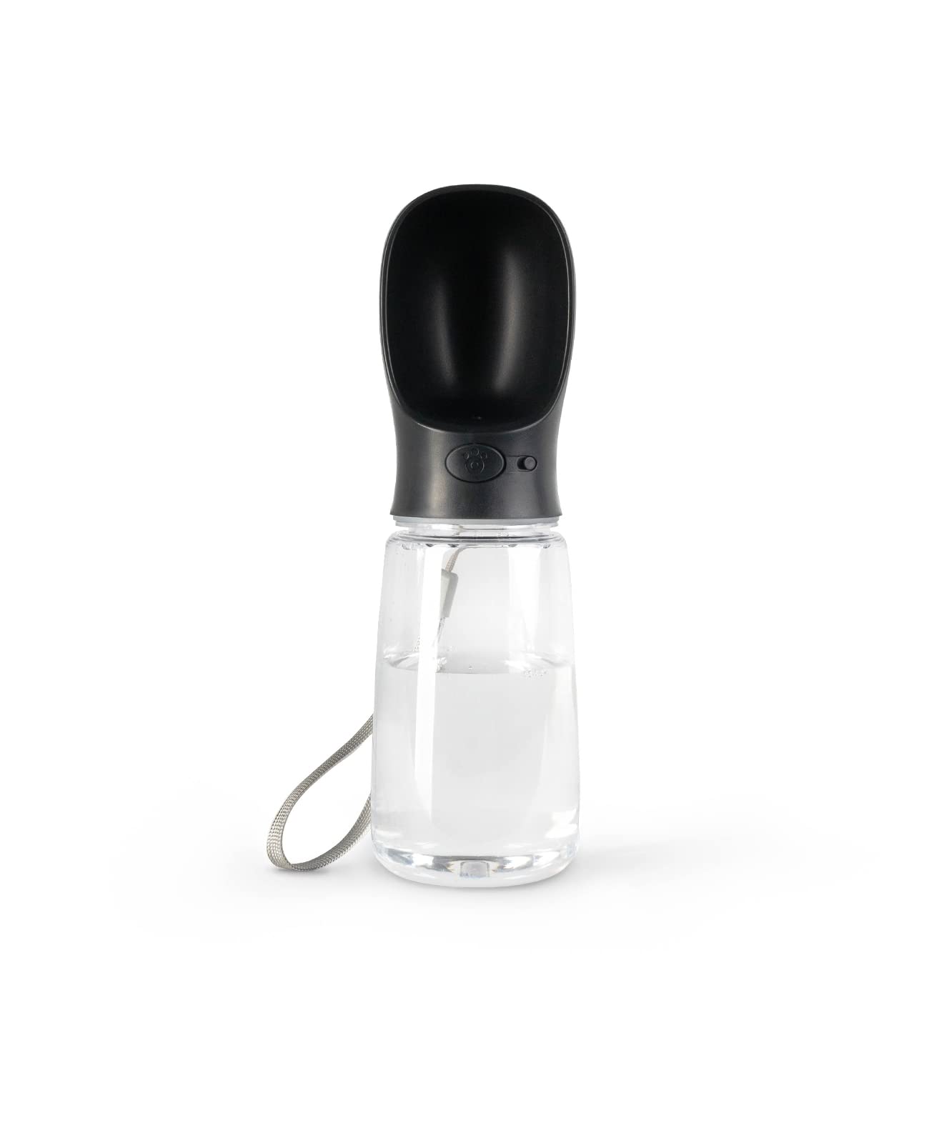 lionto 500ml Botella de Agua portátil a Prueba de Fugas Botella para Beber en el dispensador de Agua IR Perro, Negro
