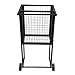 Bathrena Rolling Cart for Tennis Balls, Professional Tennis Cart with Wheel, Tennis Ball Hopper, for Professional Tennis Court Training