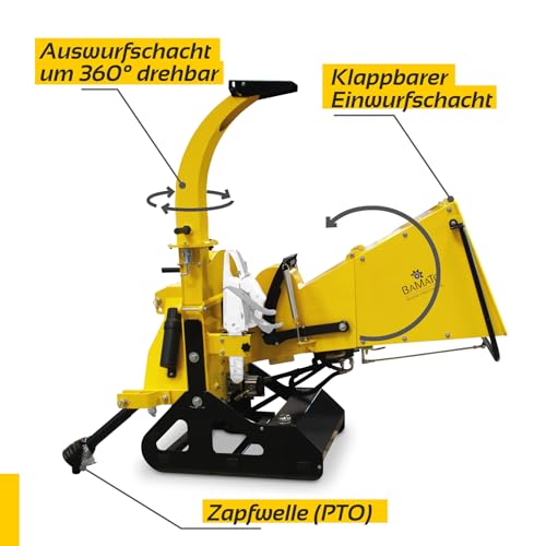BAMATO Holzhäcksler HACK-200P Zapfwelle