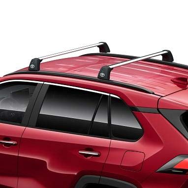 Toyota RAV4 with cross bars installed