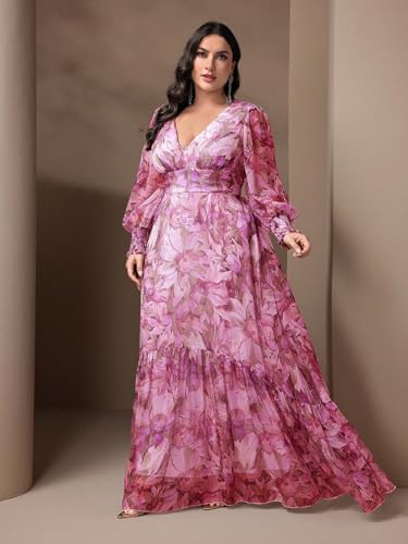 Image of TOLEEN Women's Plus Size Sequin Dress Luxurious Style Formal Cocktail Evening Party Maxi Dresses