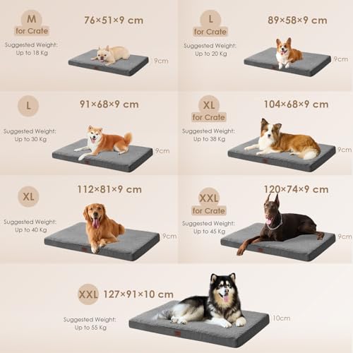 Eheyciga ECUK22PPT1SA03XLP Orthopedic Xl Dog Beds For Extra Large Dogs With Removable Washable Cover thumb #5