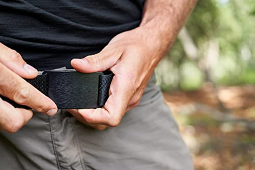 36 Inch Ninja Casual Web Belts For Men | Black Buckle W/Black Strap #TOP6