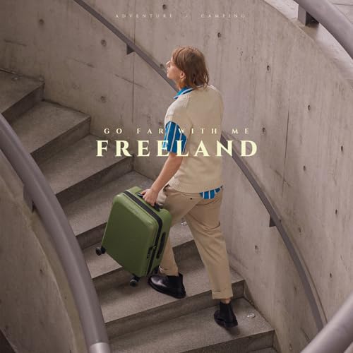Image of Verage Luxe Freeland 68 cms Green Check-in Hardsided Trolley Bags for Travel, Expandable Hardshell Suitcase with Spinner Wheels, TSA Approved Lock Luggage (Medium-Check-in 24 inch)