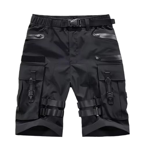 Short cargo style tactique Hip Hop homme multi-poches décontracté