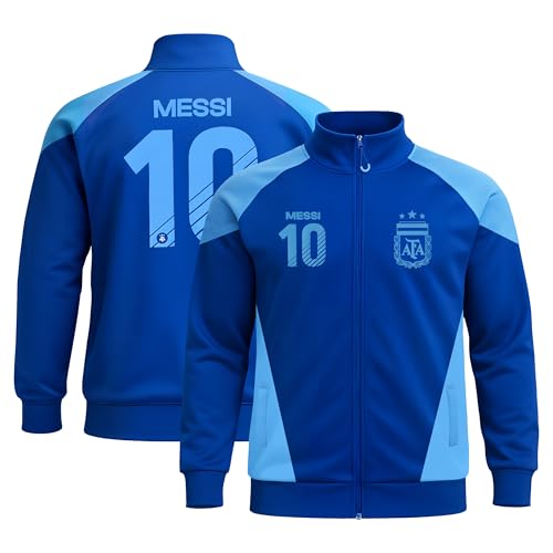 Image of Icon Sports Officially Licensed Argentine Football Association Lionel Messi Track Jacket - Unisex Kids