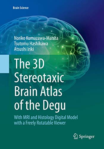 The 3D Stereotaxic Brain Atlas of the Degu: With MRI and Histology Digital Model with a Freely Rotatable Viewer (Brain Science)