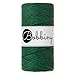 Produktbild Bobbiny Macrame Cords 3 mm - 100 m - 100% Baumwolle (Pine Green)