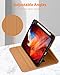 DTTO for iPad Pro 11 inch Case (M5/M4) 2025/2024, Premium Leather Business Folio Stand Cover with Pencil Holder - Auto Wake/Sleep and Multiple Viewing Angles, Brown