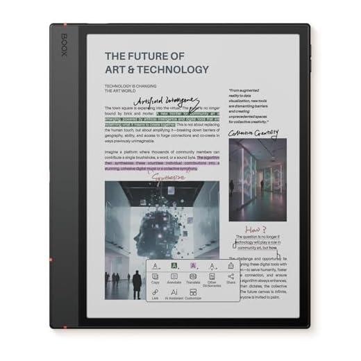 BOOX Note Air5 C Tablet 10,3 Zoll 64 GB Android 15 Farbe E-Ink ePaper Reader