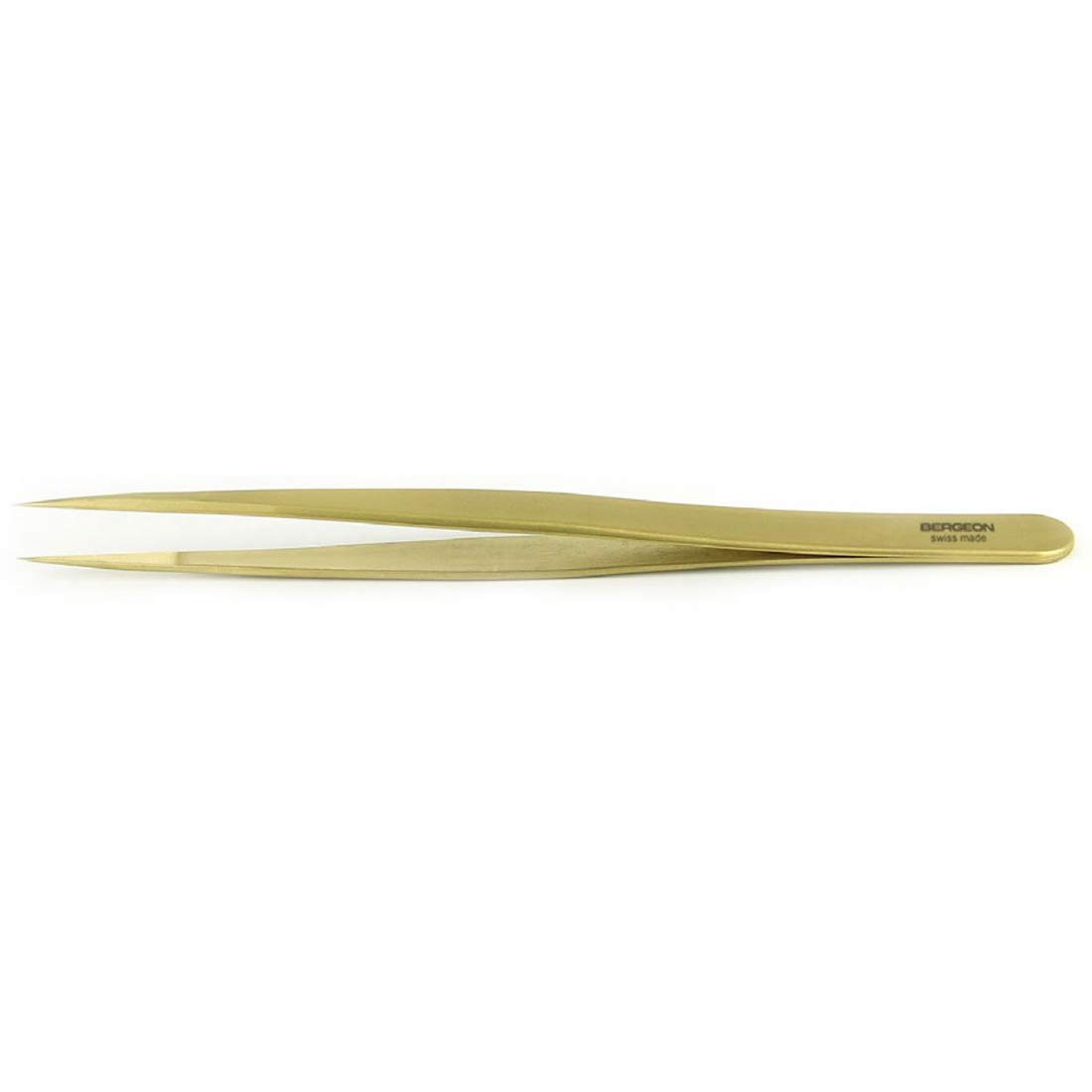 Bergeon 7422-PM-AM - Pinza a grani in ottone, piccola, per parti in acciaio sensibili e magnetiche, 4240606