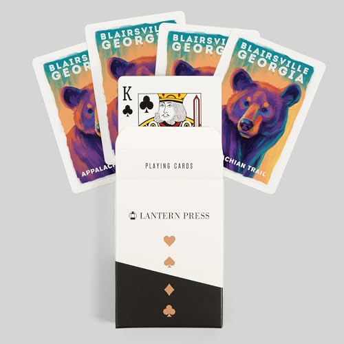 Lantern Press Baraja de Poker 52 Cartas con Oso Negro miniatura 6