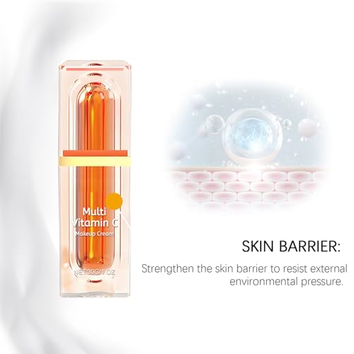 YEAHDOR Lightweight Vitamin C Face Serum for Women Hydrating Formula to Smooth Skin and Improve Complexion Orange One Size