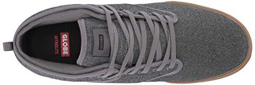 Image of Globe Men's Motley Mid Shoe, Grey Tweed /Gum, 7 M US