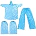 Produktbild PRETYZOOM 3 Stücke Einweg Regenponcho Schutzkleidung OP Überschuhe Regenhose Schutzanzug Fahrrad Regenmantel Schuhüberzug Wasserdicht Poncho Medizinische Kittel für Arzt CPE