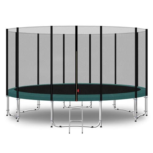 Baunsal® Trampolin Outdoor Ø 427 cm (EXD) grün als Komplettset mit...