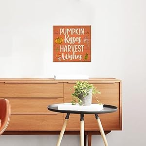 Fall Wall Art Decor Autumn Canvas Poster Painting Autumn Print Framed Rustic Fall Decorations for Home Porch Kitchen Farmhouse (8 X 8 Inches) Fall Wall Art Decor Autumn Canvas Poster Painting Autumn Print Framed Rustic Fall Decorations for Home Porch Kitchen Farmhouse 8 X 8 Inches