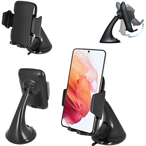 Car Phone Holder, Windscreen Car Mount Grip Universal Car Cradle with Dashboard Base For Samsung Galaxy A53/A13/A73/A33/A23/A22/S21 FE /A03s /A12 /A32 /A42 /A52 /A72 /S21 /S21 Plus /S21 Ultra